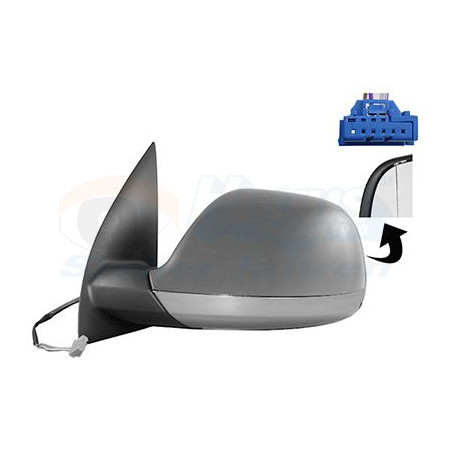 Rétroviseur éléctrique complet gauche