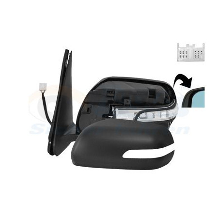 Rétroviseur éléctrique complet gauche