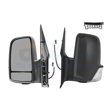 Rétroviseur éléctrique complet gauche