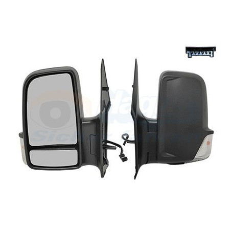 Rétroviseur éléctrique complet gauche