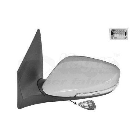 Rétroviseur éléctrique complet gauche