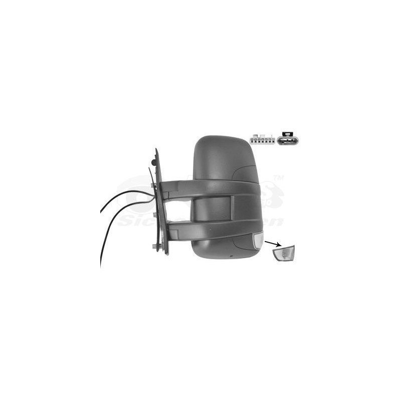 Rétroviseur éléctrique complet gauche
