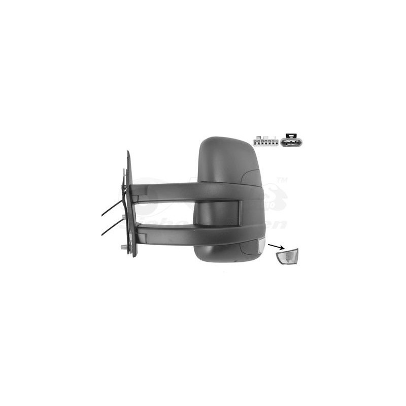Rétroviseur éléctrique complet gauche