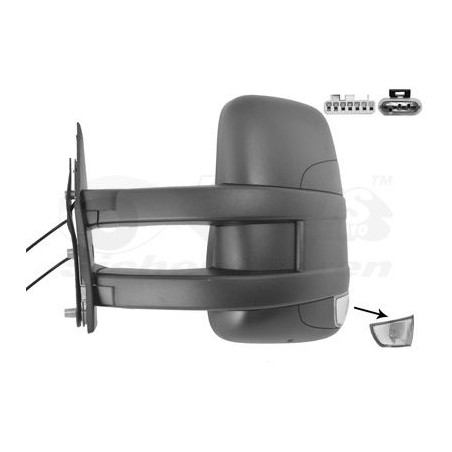 Rétroviseur éléctrique complet gauche