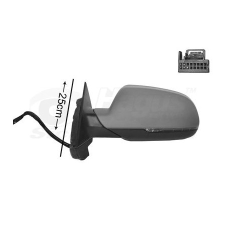 Rétroviseur éléctrique complet gauche