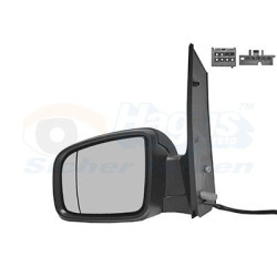 Rétroviseur éléctrique complet gauche