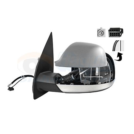 Rétroviseur éléctrique complet gauche