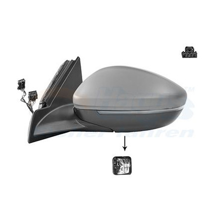 Rétroviseur éléctrique complet gauche