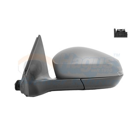 Rétroviseur éléctrique complet gauche