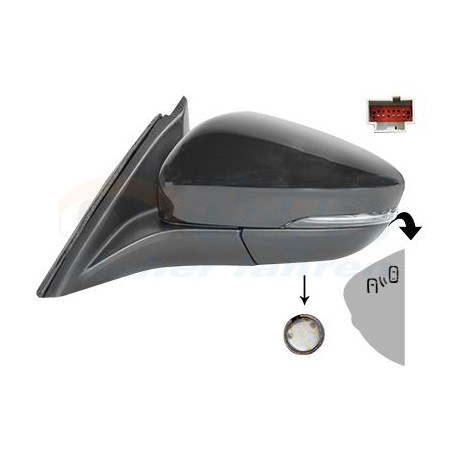 Rétroviseur éléctrique complet gauche