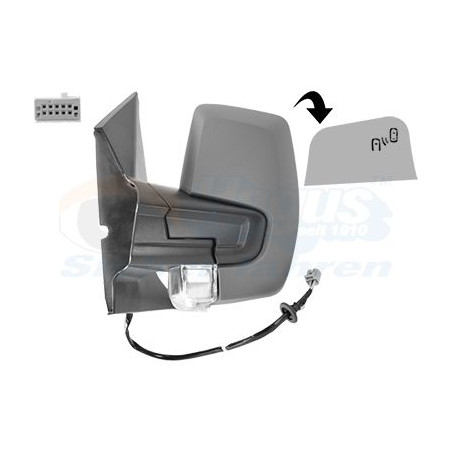 Rétroviseur éléctrique complet gauche