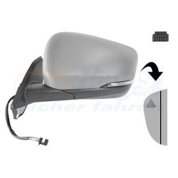 Rétroviseur éléctrique complet gauche