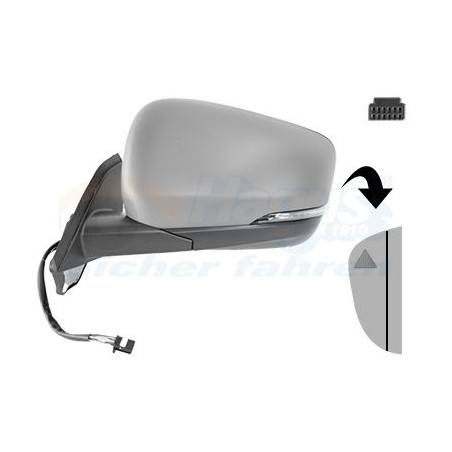 Rétroviseur éléctrique complet gauche