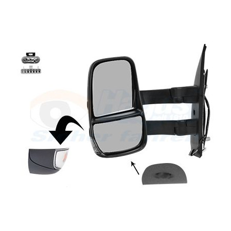 Rétroviseur éléctrique complet gauche