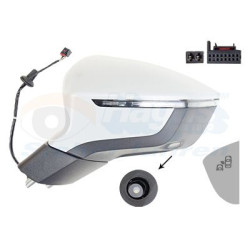 Rétroviseur éléctrique complet gauche