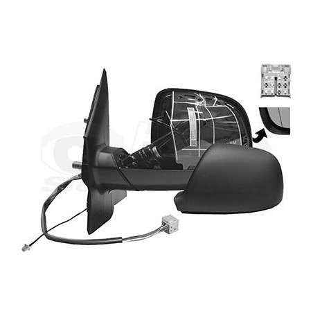Rétroviseur éléctrique complet gauche