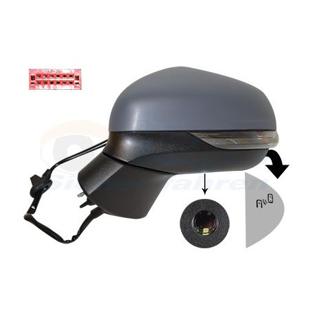 Rétroviseur éléctrique complet gauche