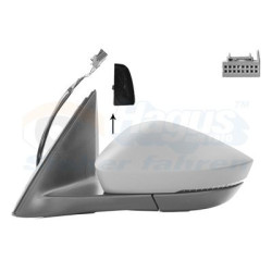 Rétroviseur éléctrique complet gauche