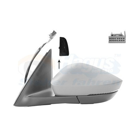 Rétroviseur éléctrique complet gauche