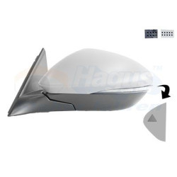 Rétroviseur éléctrique complet gauche