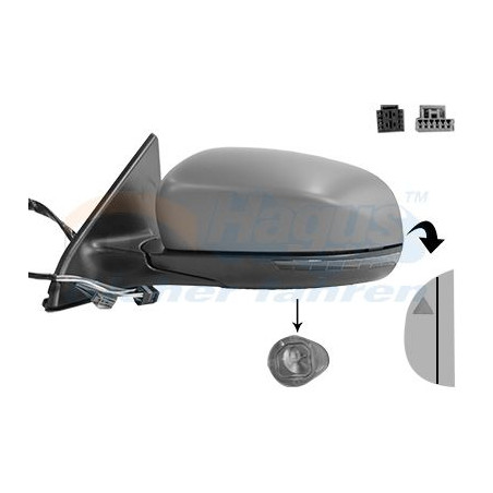 Rétroviseur éléctrique complet gauche