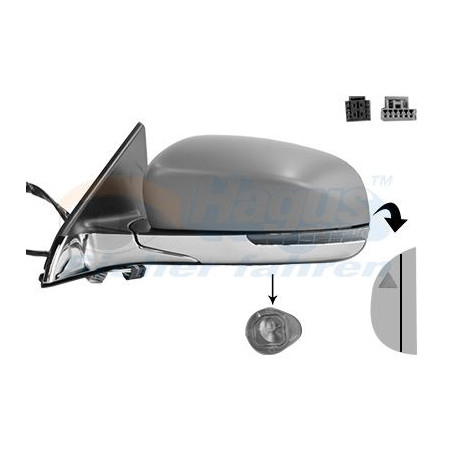 Rétroviseur éléctrique complet gauche