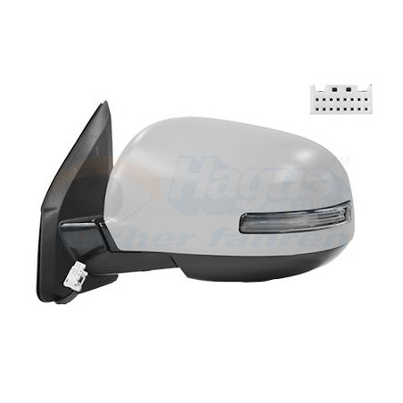 Rétroviseur éléctrique complet gauche