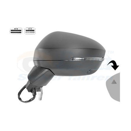 Rétroviseur éléctrique complet gauche 13pin primer chauffant rabattable électriquement side assist avec caméra