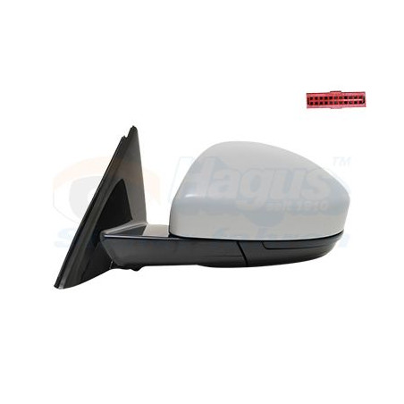 Rétroviseur éléctrique complet gauche