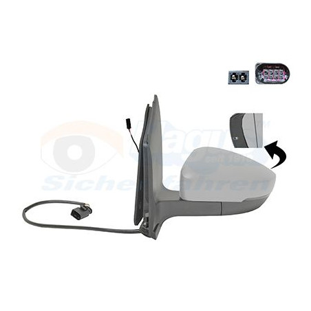 Rétroviseur éléctrique complet gauche