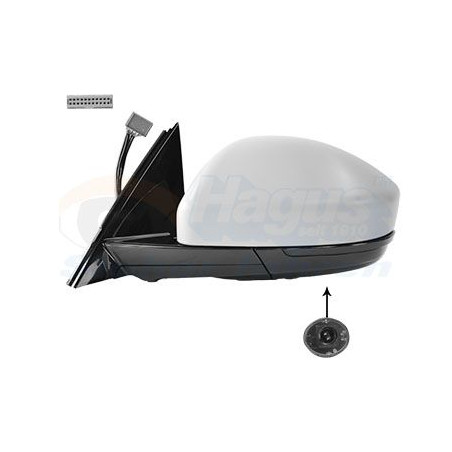 Rétroviseur éléctrique complet gauche