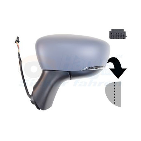 Rétroviseur éléctrique complet gauche