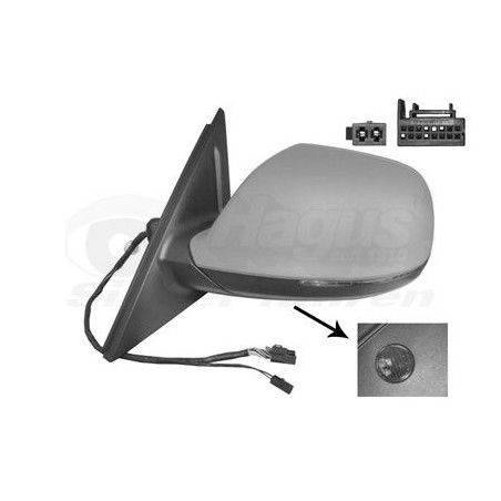 Rétroviseur éléctrique complet gauche