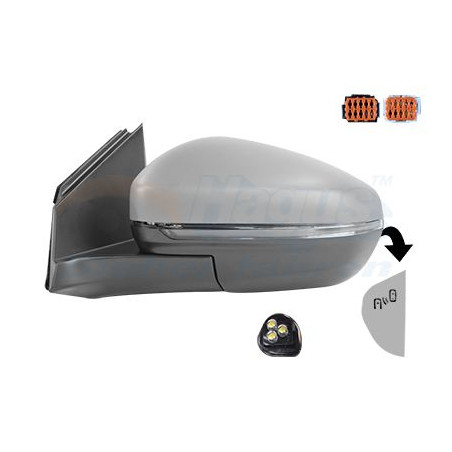 Rétroviseur éléctrique complet gauche