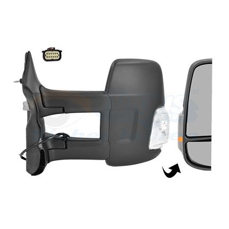 Rétroviseur éléctrique complet gauche