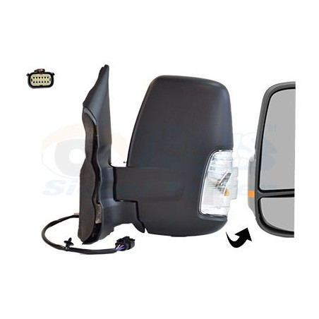 Rétroviseur éléctrique complet gauche