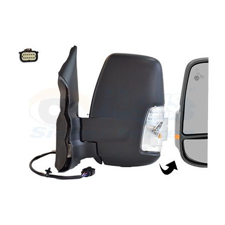 Rétroviseur éléctrique complet gauche
