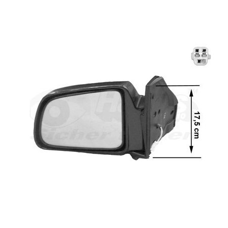 Rétroviseur éléctrique complet gauche