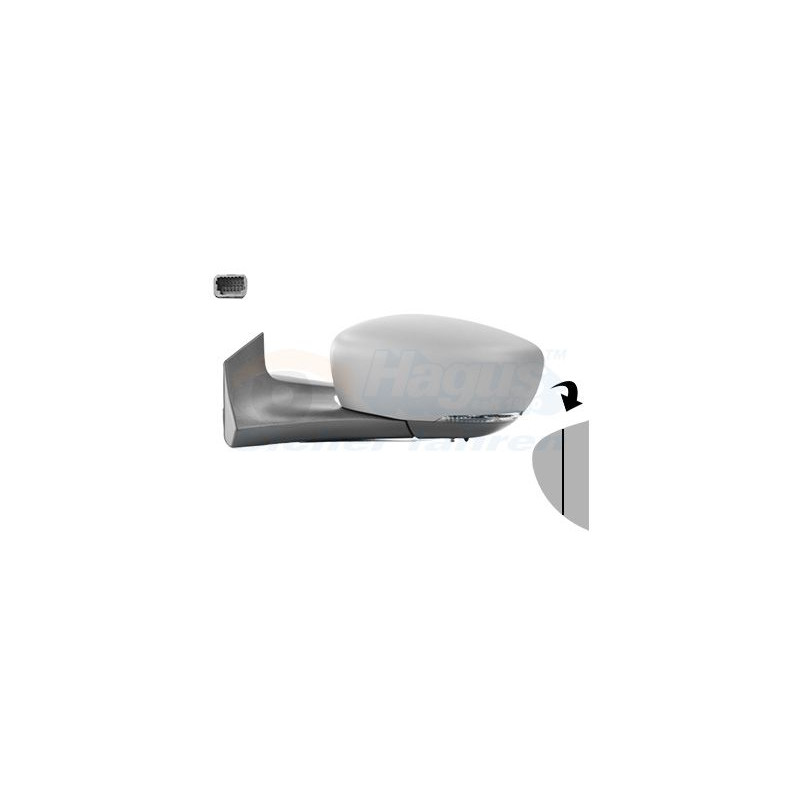 Rétroviseur éléctrique complet gauche