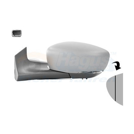 Rétroviseur éléctrique complet gauche