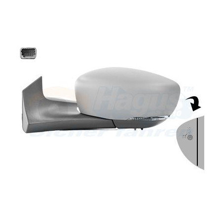 Rétroviseur éléctrique complet gauche