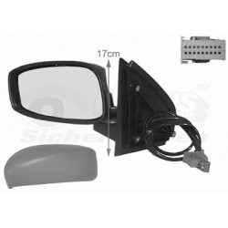Rétroviseur éléctrique complet gauche