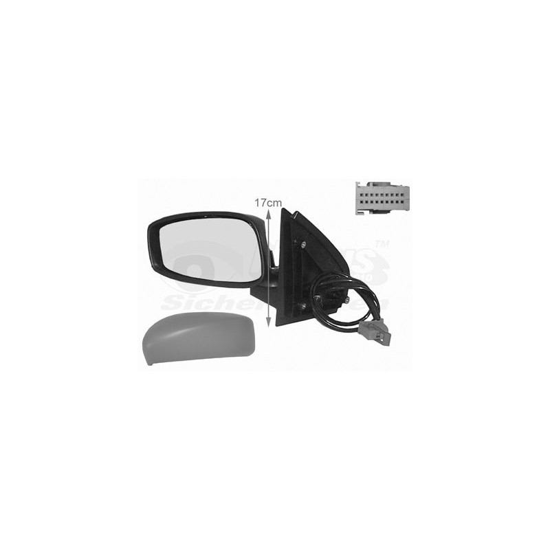 Rétroviseur éléctrique complet gauche
