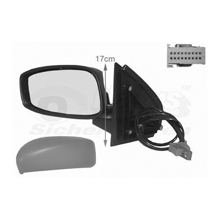 Rétroviseur éléctrique complet gauche
