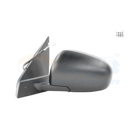 Rétroviseur éléctrique complet gauche
