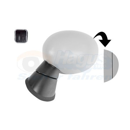 Rétroviseur éléctrique complet gauche