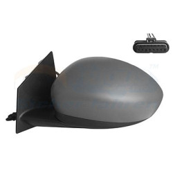 Rétroviseur éléctrique complet gauche 3pin non chauffé primer
