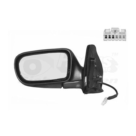 Rétroviseur éléctrique complet gauche