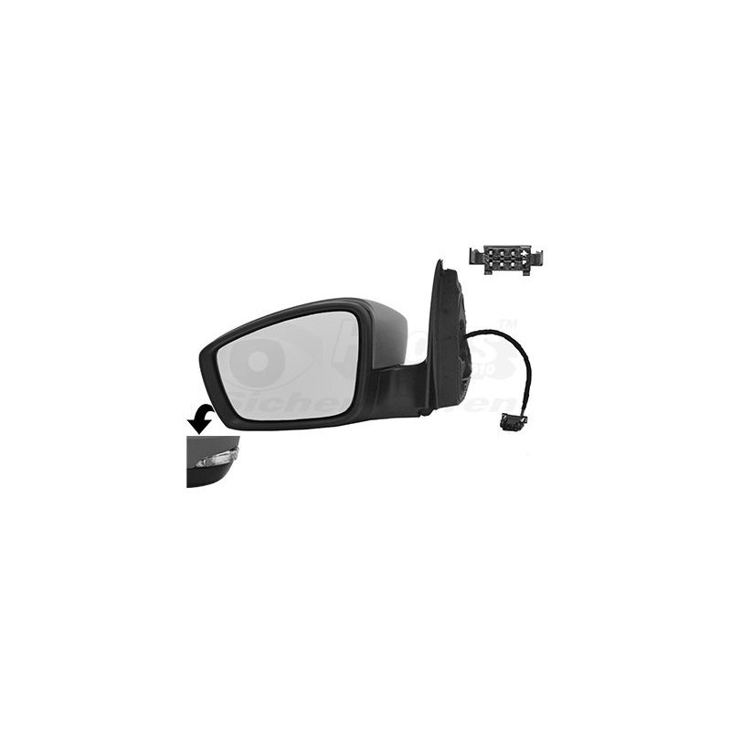 Rétroviseur éléctrique complet gauche