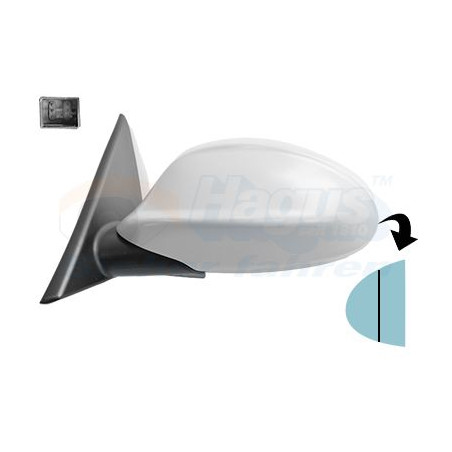 Rétroviseur éléctrique complet gauche